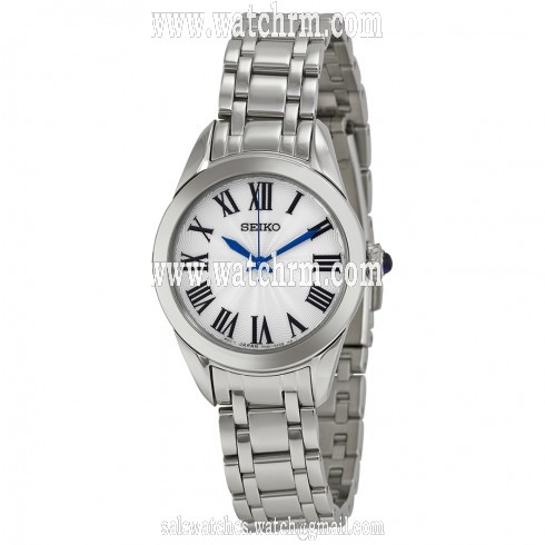 Seiko Silver Dial Stainless Steel Ladies Watch SRZ383