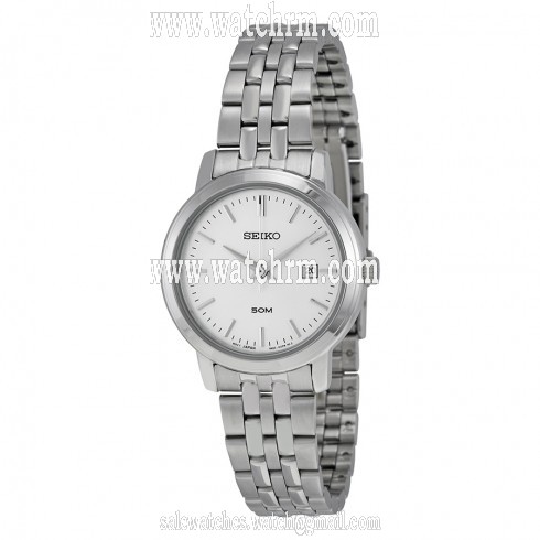 Seiko Silver Dial Stainless Steel Ladies Watch SUR831