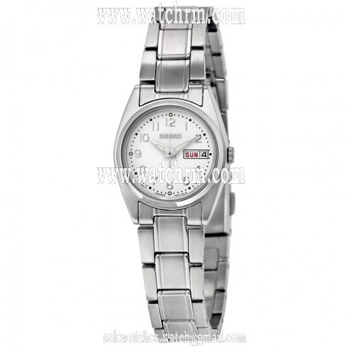 Seiko Silver Dial Stainless Steel Ladies Watch SXA133