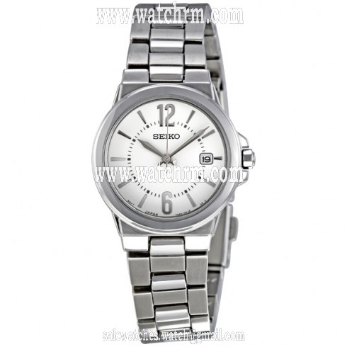 Seiko Silver Dial Stainless Steel Ladies Watch SXDC83