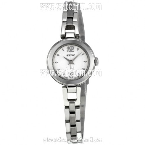 Seiko Silver Dial Stainless Steel Ladies Watch SXGN77