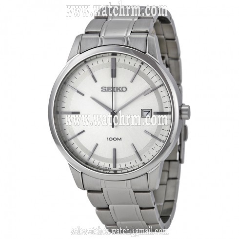 Seiko Silver Dial Stainless Steel Men's Watch SGEH07P1