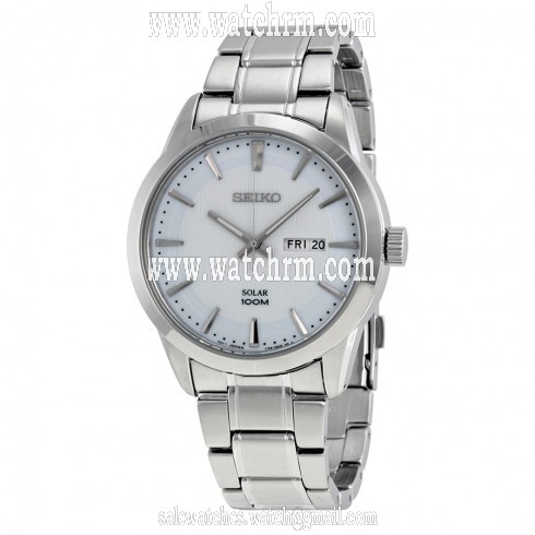 Seiko Silver Dial Stainless Steel Men's Watch SNE359P1S