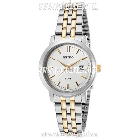 Seiko Silver Dial Two-tone Stainless Steel Ladies Watch SUR825