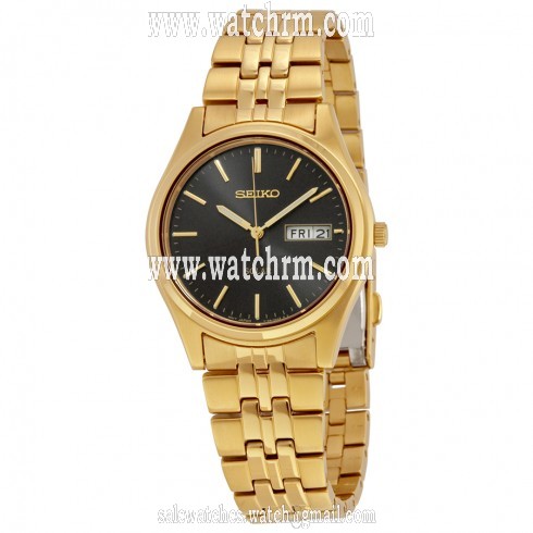 Seiko Solar Black Dial Men's Watch SNE044
