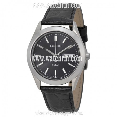 Seiko Solar Blue Dial Men's Watch SNE049