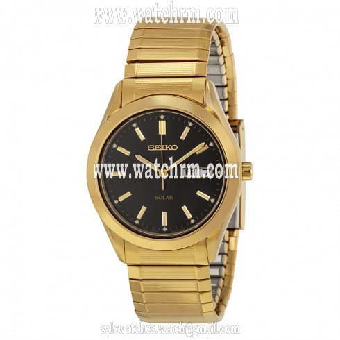 Seiko Solar Quartz Expansion Bracelet Men's Watch SNE060