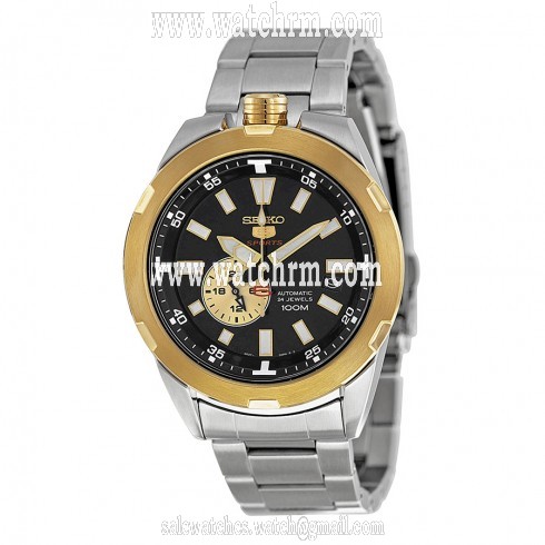 Seiko Spacewalk Automatic Black Dial Stainless Steel Men's Watch SSA172