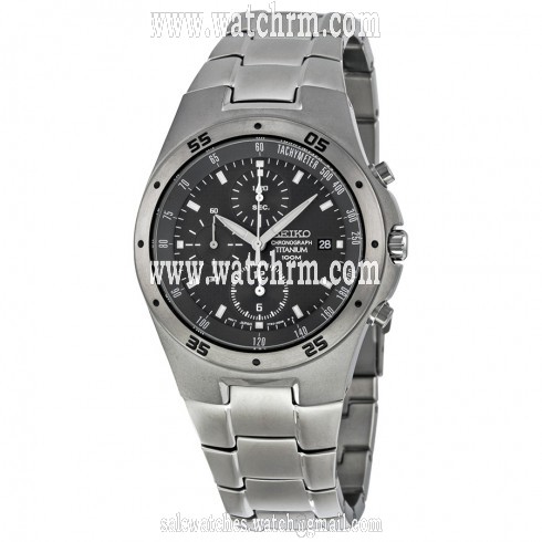 Seiko Titanium Chronograph Men's Watch SND419