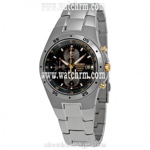 Seiko Titanium Chronograph Men's Watch SND451