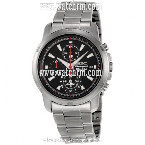 Seiko Titanium Chronograph Men's Watch SNAE47