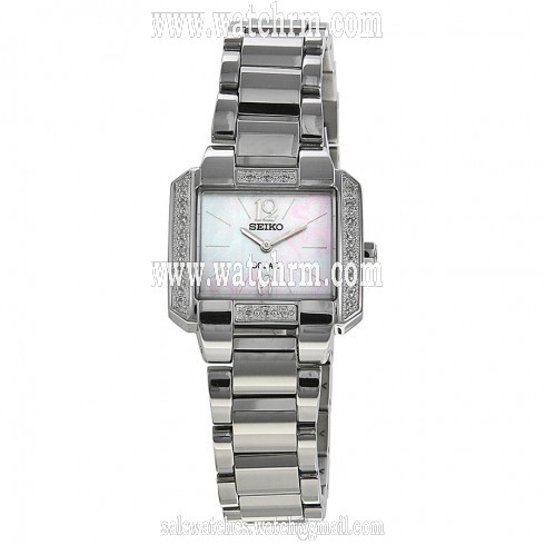 Seiko Tressia Mother of Pearl Dial Stainless Steel Ladies Watch SUP211
