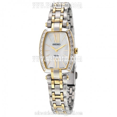Seiko Tressia Mother of Pearl Dial Two-tone Ladies Watch SUP284