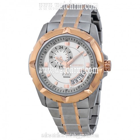 Seiko Two-tone GMT Men's Watch SSA224K1