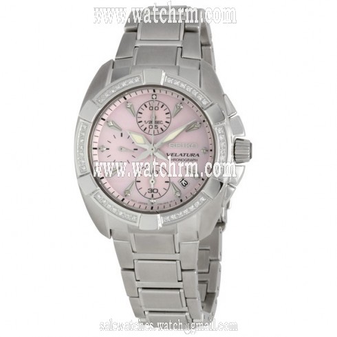 Seiko Velatura Chronograph Diamond Ladies Watch SNDZ37P1