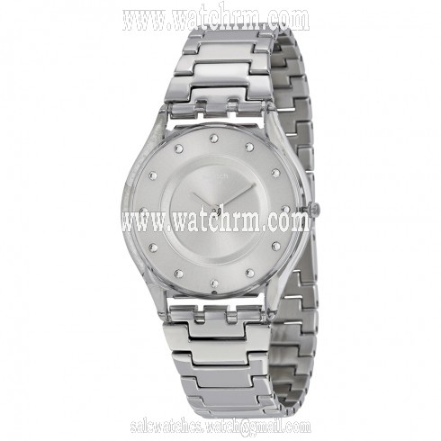 Swatch Drawer Silver Dial Stainless Steel Ladies Watch SFK393G