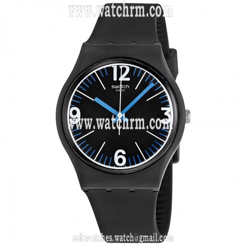 Swatch Four Numbers Black Dial Ladies Quartz Watch GB292