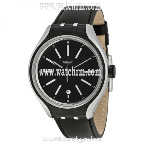 Swatch Go Cycle Black Dial Men's Quartz Watch YES4003