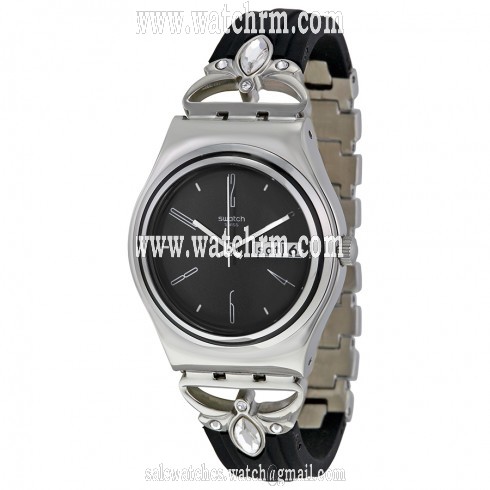 Swatch Irony Moroccan Night Black Dial Ladies Watch YLS710G