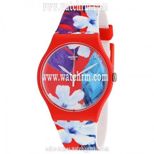 Swatch Mister Parrot Multi Color Dial Multi-Color Rubber Uinsex Watch SUOR105