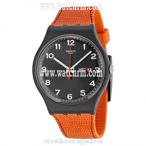 Swatch Originals Faux Fox Black Dial Unisex Watch SUOB709