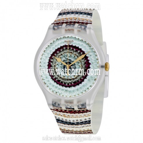 Swatch Originals Tricotime Multicolor Unisex Watch SUOK114
