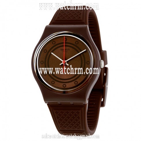 Swatch Schoggi Brown Dial Men's Watch GC114