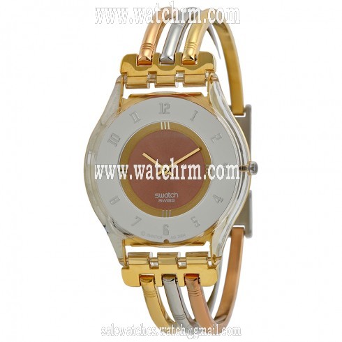 Swatch Skin Classic Tri-colored Stainless Steel Ladies Watch SFK240A