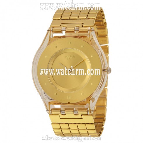 Swatch Skin Gold Dial Gold-tone Ladies Watch SFK394GB