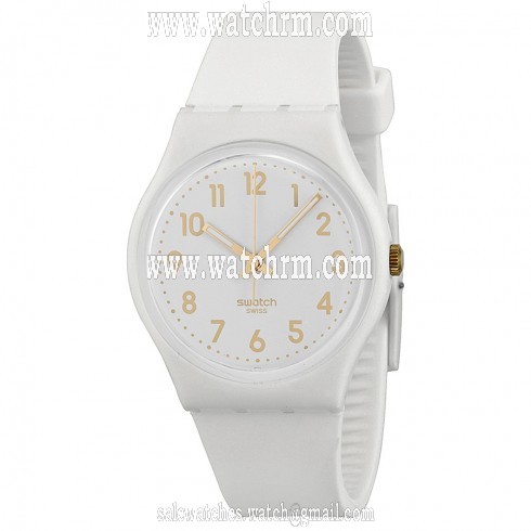Swatch White Bishop White Dial Unisex Watch GW164