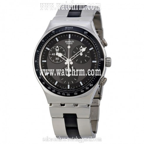 Swatch Windfall Chronograph Stainless Steel Men's Watch YCS410GX