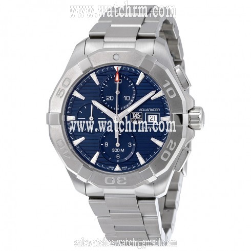 Tag Heuer Aquaracer Automatic Chronograph Blue Dial Stainless Steel Men's Watch CAY2112.BA0927