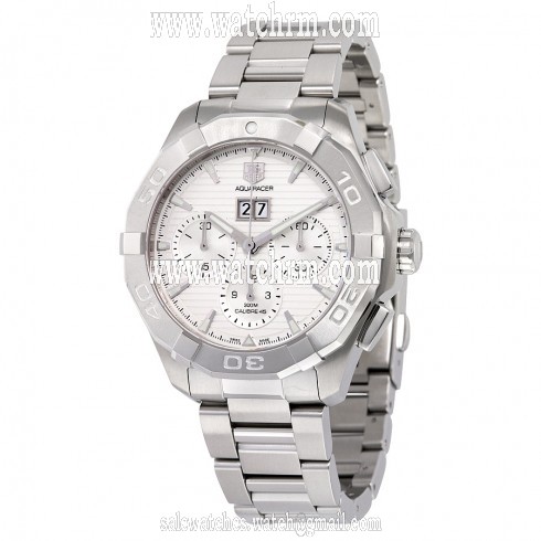 Tag Heuer Aquaracer Automatic Chronograph Silver Dial Stainless Steel Men's Watch CAY211Y.BA0926