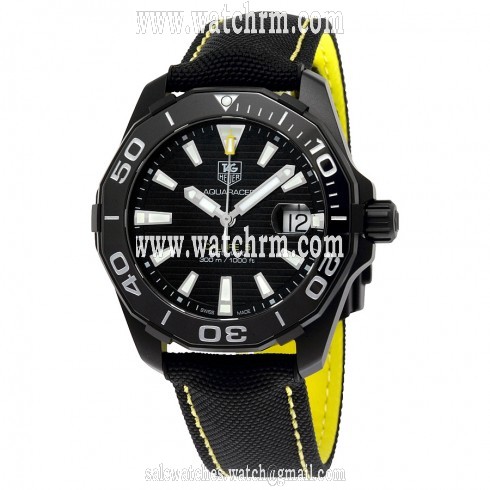 Tag Heuer Aquaracer Black Dial Automatic Men's Watch WAY218A.FC6362