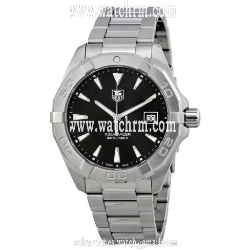Tag Heuer Aquaracer Black Dial Stainless Steel Men's Watch WAY1110.BA0910