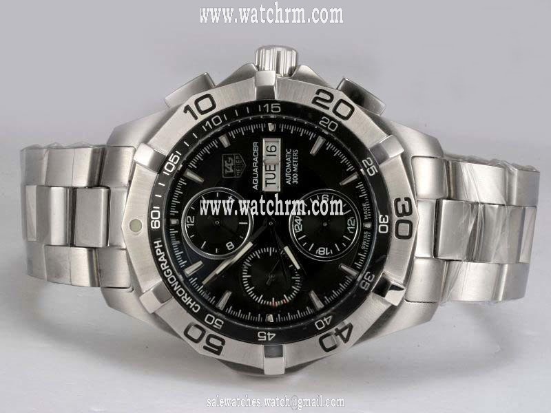 TAG Heuer Aquaracer CAF2010.BA0815 Black Dial Automatic 43mm Watch
