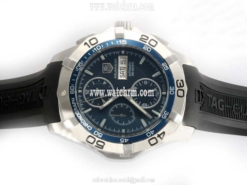 TAG Heuer Aquaracer CAF2010.FT8011 Quartz Chronograph Round Blue Dial Watch