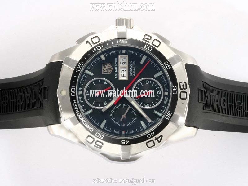 TAG Heuer Aquaracer CAF2010.FT8011 Stainless Steel Bezel Mens Quartz Chronograph Watch