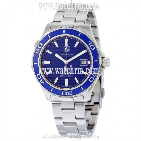 Tag Heuer Aquaracer Calibre 5 Blue Dial Stainless Steel Automatic Men's Watch WAK2111.BA0830