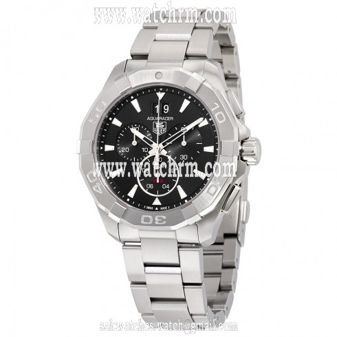 Tag Heuer Aquaracer Black Dial Chronograph Stainless Steel Men's Watch CAY1110.BA0927