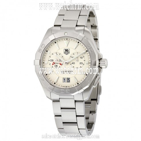 Tag Heuer Aquaracer Chronograph Silver Opalin Dial Stainless Steel Men's Watch WAY111Y.BA0928