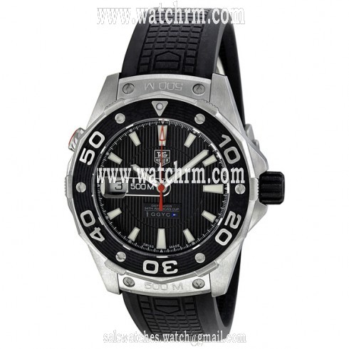 Tag heuer Aquaracer Defender Black Rubber Men's Watch WAJ2119.FT6015