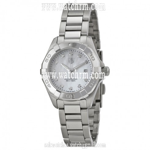 Tag Heuer Aquaracer Mother of Pearl Diamond Dial Ladies Watch WAY1413.BA0920
