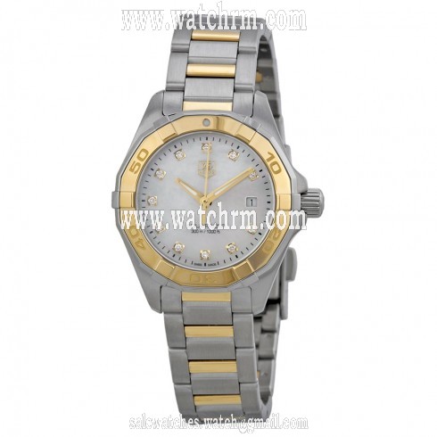Tag Heuer Aquaracer Mother of Pearl Diamond Dial Ladies Watch WAY1451.BD0922