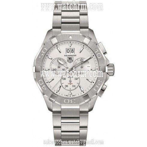 Tag Heuer Aquaracer Silver Dial Chronograph Men's Watch CAY1111.BA0925