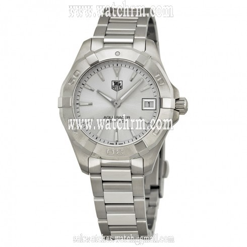 Tag Heuer Aquaracer Silver Dial Stainless Steel Ladies Watch WAY1311.BA0915