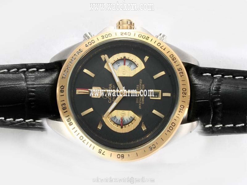 TAG Heuer Baselworld 2009 17 RS2 Round Mens Quartz Chronograph Watch