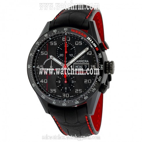 Tag Heuer Calibre 16 Black Dial Chronograph Titanium Automatic Men's Watch CV2A82.FC6237