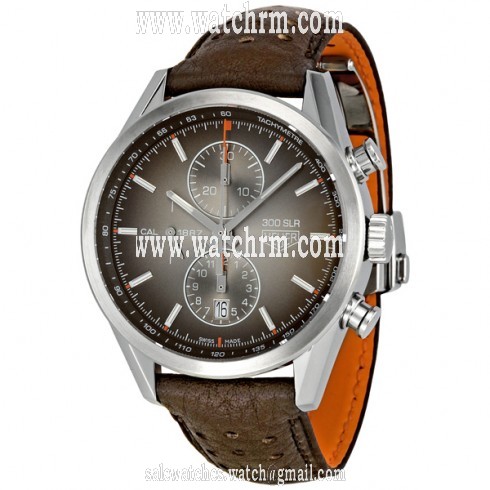 Tag Heuer Carrera 300 SLR Brown Dial Chronograph Men's Watch CAR2112FC6267