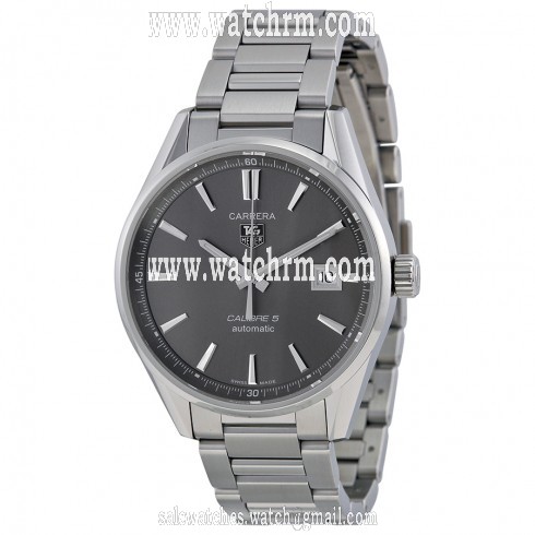 Tag Heuer Carrera Anthracite Dial Stainless Steel Men's Watch WAR211CBA0782